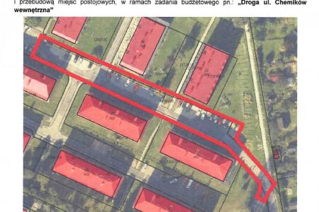 UWAGA! Utrudnienia w ruchu drogowym na osiedlu Chemików. Rusza remont drogi wewnętrznej!