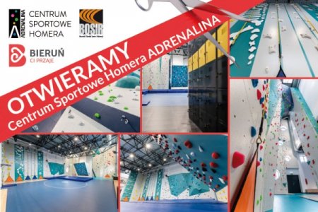 Otwieramy Centrum Sportowe Homera ADRENALINA!