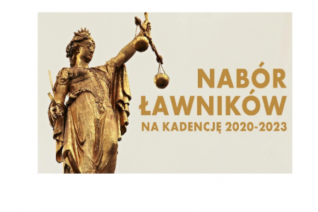 Nabór uzupełniający kandydatów na ławników sądowych na kadencję 2020-2023