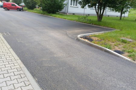 Droga wewnętrzna w osiedlu Chemików wyremontowana
