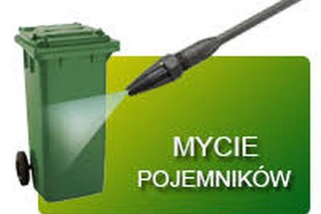 Mycie i dezynfekcja pojemników na odpady komunalne
