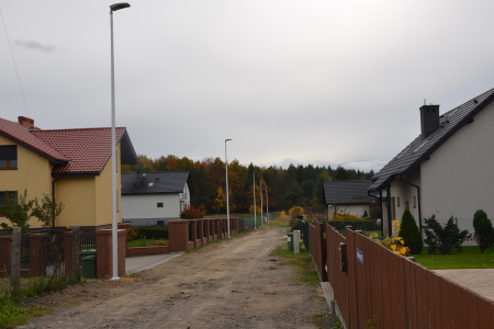 Oświetlenie LED na ulicy Rubinowej