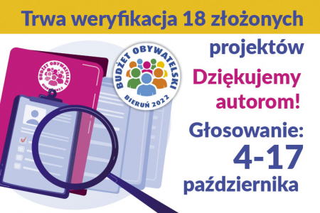 Budżet Obywatelski - trwa weryfikacja złożonych projektów