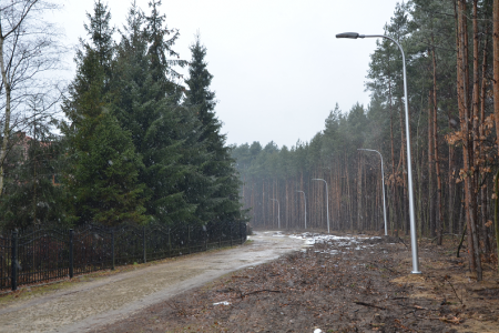Nowe oświetlenie ledowe na ulicy Domy Polne