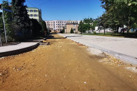 Trwa przebudowa drogi osiedlowej przy ulicach Homera
