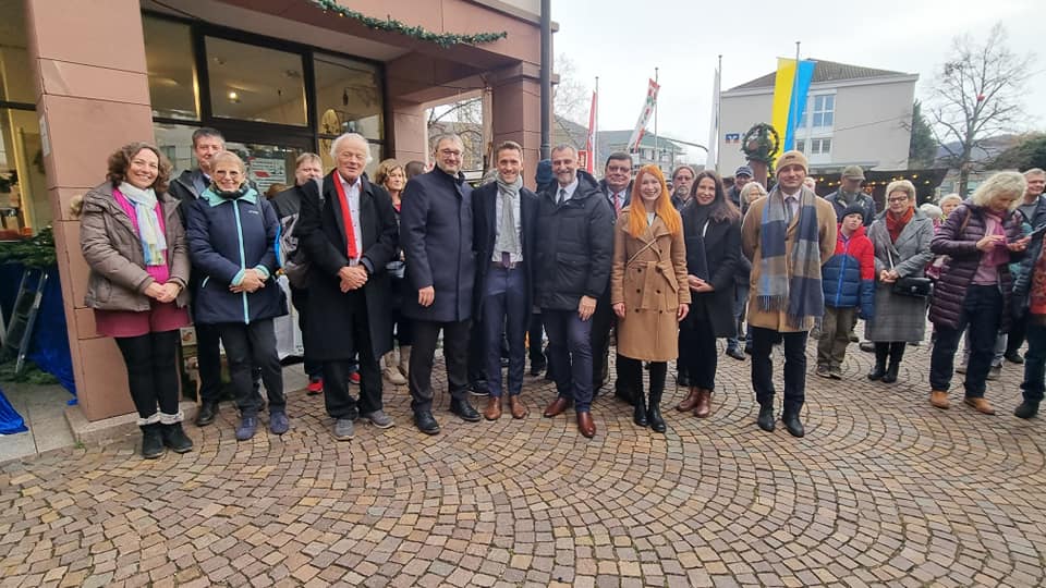 Delegacje miast partnerskich w Gundelfingen.