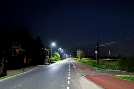 Nowe oświetlenie na odcinku ul. Mielęckiego w Czarnuchowicach