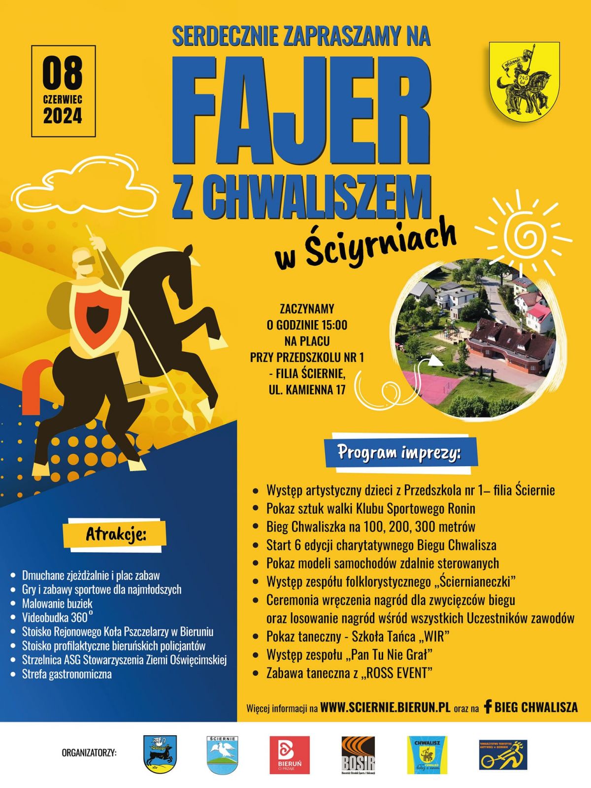 Festyn na Ścierniach odbędzie sie w dniu biegu.