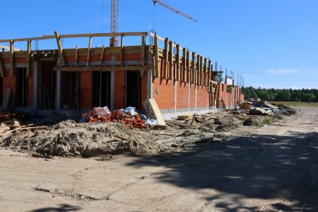Trwa budowa Jednostki Ratowniczo-Gaśnicza Państwowej Straży Pożarnej w Bieruniu