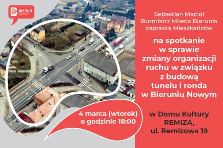Spotkanie w sprawie zmiany organizacji ruchu w Bieruniu Nowym