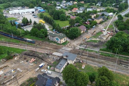 Trwa budowa tunelu pod torami kolejowymi na ulicy Wawelskiej