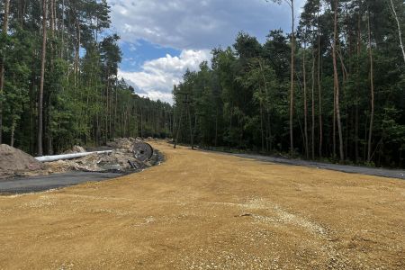 Wre robota na placu budowy łącznika ulic Chemików i Wita