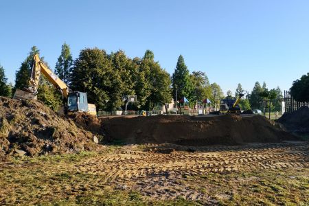 Przy ulicy Marcina powstaje pumptrack - rowerowy plac zabaw!