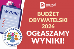Wyniki głosowania w Budżecie Obywatelskim 2026. Ogłaszamy listę projektów wybranych do realizacji!