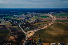 Trwa asfaltowanie łącznicy Bierunia oraz ronda na ul. Kościelnej