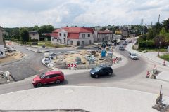 Ku końcowi zmierza budowa ronda na ulicy Warszawskiej