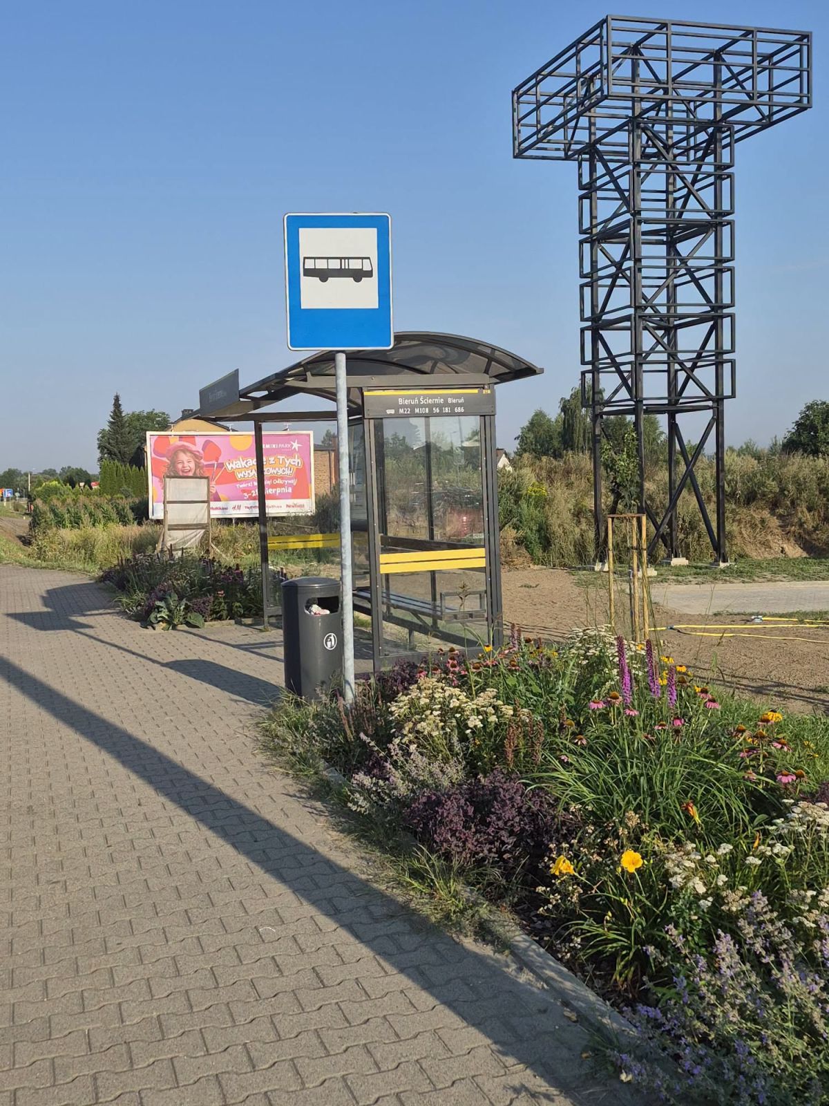 zielony przystanek