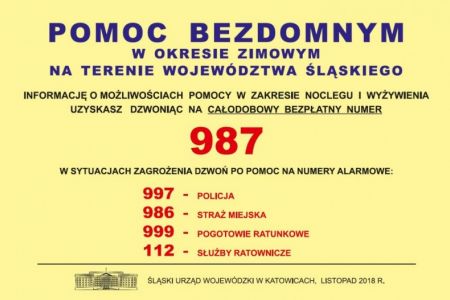 Bezpłatna infolinia dla bezdomnych