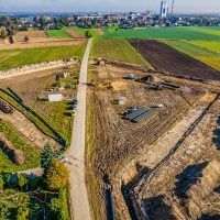 Budowa drogi S1 - okolice Bijasowic i Zarzyny - 16 października 2024 (zdjęcia z drona) (4)