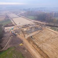 Budowa drogi S1 - okolice Bijasowic i Zarzyny - 7 listopada 2024 (zdjęcia z drona) (12)