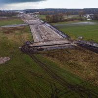 Budowa drogi S1 - okolice Bijasowic i Zarzyny - 25 listopada 2024 (zdjęcia z drona) (4)