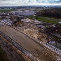 Budowa drogi S1 - okolice Bijasowic i Zarzyny - 25 listopada 2024 (zdjęcia z drona) (10)