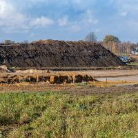 Budowa drogi S1 - okolice Bijasowic i Zarzyny - 25 listopada 2024 (zdjęcia z poziomu ziemi) (2)