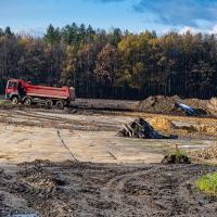 Budowa drogi S1 - okolice Bijasowic i Zarzyny - 25 listopada 2024 (zdjęcia z poziomu ziemi) (1)