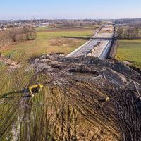 Budowa drogi S1 - okolice Bijasowic i Zarzyny - 5 grudnia 2024 (zdjęcia z drona) (3)