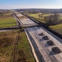 Budowa drogi S1 - okolice Bijasowic i Zarzyny - 5 grudnia 2024 (zdjęcia z drona) (2)