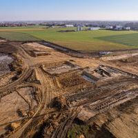Budowa drogi S1 - okolice Bijasowic i Zarzyny - 5 grudnia 2024 (zdjęcia z drona) (1)