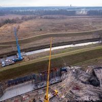 Budowa drogi S1 - okolice Bijasowic i Zarzyny - 5 grudnia 2024 (zdjęcia z drona) (3)