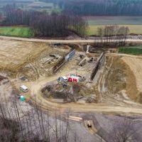 Budowa drogi S1 - okolice Bijasowic i Zarzyny - 12 grudnia 2024 (zdjęcia z drona) (1)