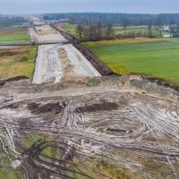 Budowa drogi S1 - okolice Bijasowic i Zarzyny - 12 grudnia 2024 (zdjęcia z drona) (7)