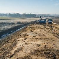 Budowa drogi S1 - okolice Bijasowic i Zarzyny - 31 stycznia 2025 (9)