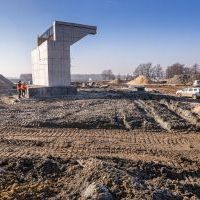 Budowa drogi S1 - okolice Bijasowic i Zarzyny - 5 lutego 2025 (3)
