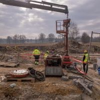 Budowa drogi S1 - okolice Bijasowic i Zarzyny - 13 lutego 2025 (2)