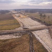 Budowa drogi S1 - okolice Bijasowic i Zarzyny - 13 lutego 2025 (8)