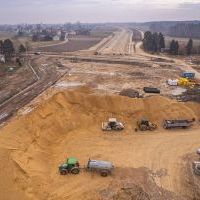 Budowa drogi S1 - okolice Bijasowic i Zarzyny - 13 lutego 2025 (5)