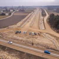 Budowa drogi S1 - okolice Bijasowic i Zarzyny - 13 lutego 2025 (4)
