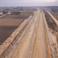 Budowa drogi S1 - okolice Bijasowic i Zarzyny - 13 lutego 2025 (3)