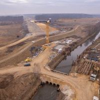 Budowa drogi S1 - okolice Bijasowic i Zarzyny - 13 lutego 2025 (3)