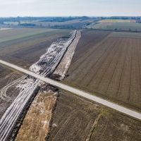 Budowa drogi S1 - Kosztowy - Bieruń (ul. Warszawska) 7 marca 2025 (2)