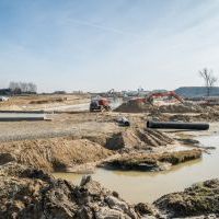Budowa drogi S1 - okolice Bijasowic i Zarzyny - 11 marca 2025 (zdjęcia z poziomu ziemi) (1)