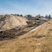 Budowa drogi S1 - okolice Bijasowic i Zarzyny - 11 marca 2025 (zdjęcia z poziomu ziemi) (12)