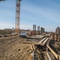 Budowa drogi S1 - okolice Bijasowic i Zarzyny - 11 marca 2025 (zdjęcia z poziomu ziemi) (2)