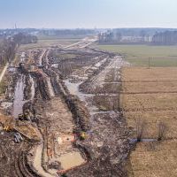 Budowa drogi S1 - okolice Bijasowic i Zarzyny - 31 marca 2025 (2)