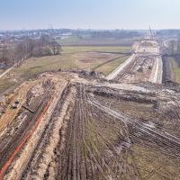 Budowa drogi S1 - okolice Bijasowic i Zarzyny - 31 marca 2025 (1)