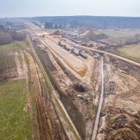 Budowa drogi S1 - okolice Bijasowic i Zarzyny - 31 marca 2025 (6)