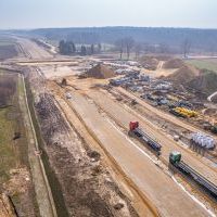 Budowa drogi S1 - okolice Bijasowic i Zarzyny - 31 marca 2025 (5)